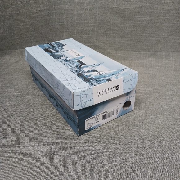 Authentic Sperry top sider brant point black patent women's size 9.5M - Picture 16 of 16